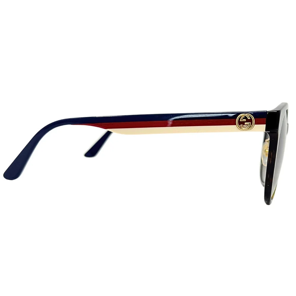 Gucci Sunglasses Round Retro‎ GG Logo Ophidia Red White Blue Tortoise Gradient